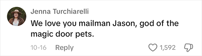 Mailman Finds A Hilarious Way To Greet Beloved Dog Each Morning On His Route