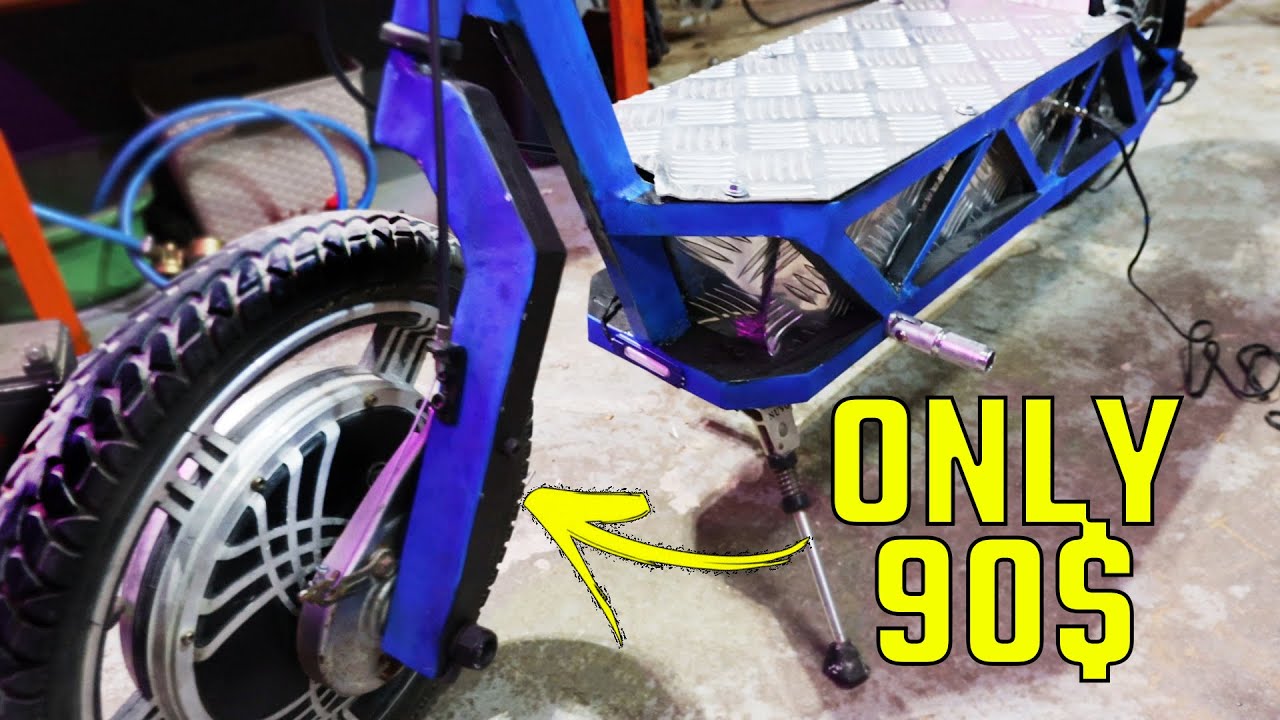 Making An Electric Scooter From Old Wheel Chair Parts