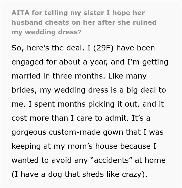 &ldquo;I Hope Your Husband Cheats&rdquo;: Woman Ruins Sister&rsquo;s Wedding Dress, Her Clapback Makes Her Cry