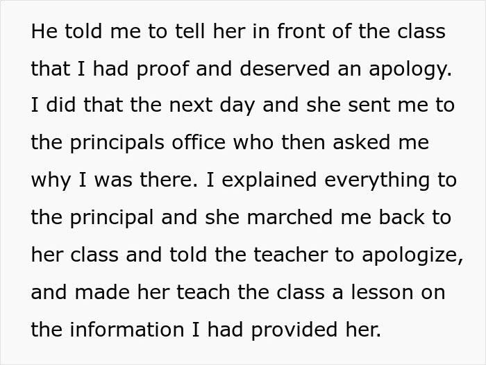An 8th Grader Outsmarts Teacher, She Can&rsquo;t Accept She&rsquo;s Wrong Until Forced To Apologize