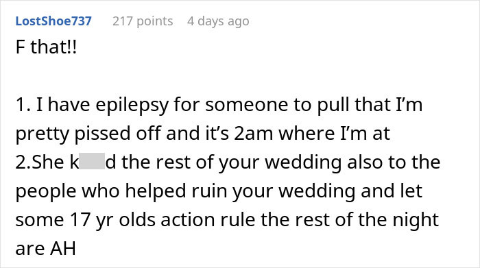 Bride Refuses To Forgive Brother&rsquo;s GF After Seizure Stunt Hijacks Her Wedding