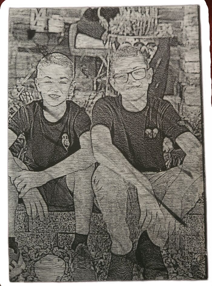 I Made Laser Art On A Canvas (6 Pics)