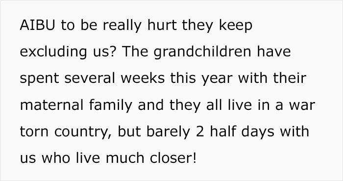 Woman Complains About DIL Who Won&rsquo;t Let Her See The Grandkids, But The Internet Isn&rsquo;t Sympathetic