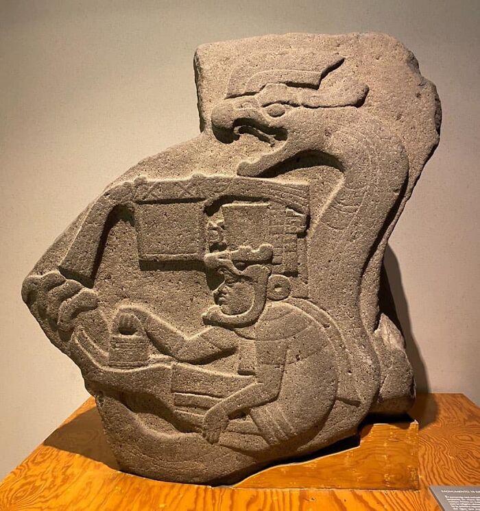 Monument 19 From La Venta, An Olmec Artifact Dating Back To 900–400 Bc, Features The Earliest Known Depiction Of The Feathered Serpent—an Image That Would Later Become Central In Mesoamerican Mythology