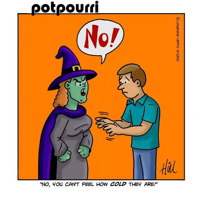 Witty One-Panel Comics By "Laughing Hippo Studio" (Halloween Edition)