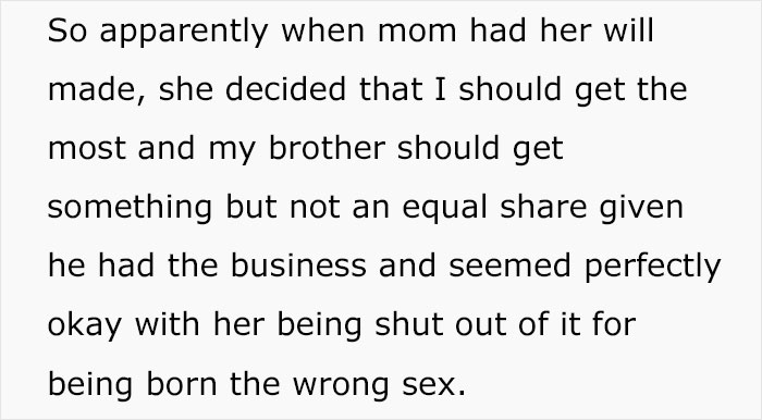 Man Can’t Understand Why He Didn’t Get Equal Inheritance, Gets A Reality Check From Sister Man Can’t Understand Why He Didn’t Get Equal Inheritance, Gets A Reality Check From Sister