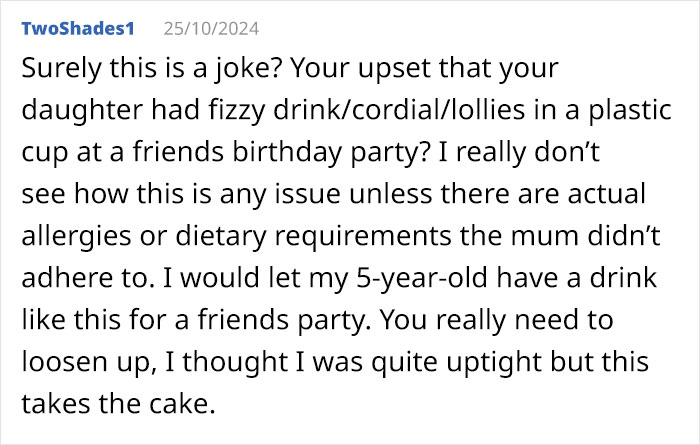 Mom Barely Allows Her 9 Y.O. Attend A Sleepover, Loses It Over ‘Birthday Drinks’ She Was Served Mom Barely Allows Her 9 Y.O. Attend A Sleepover, Loses It Over ‘Birthday Drinks’ She Was Served