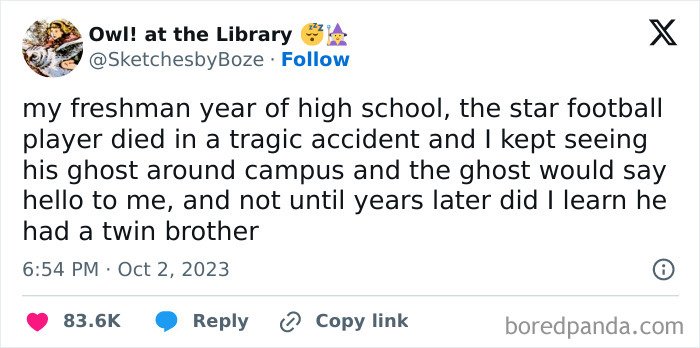 To Say Hello To A Ghost