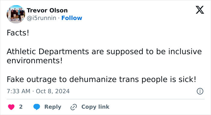 "They Have The Right To Refuse To Play": Women&rsquo;s Volleyball Team Forfeits Match Over Trans Rival