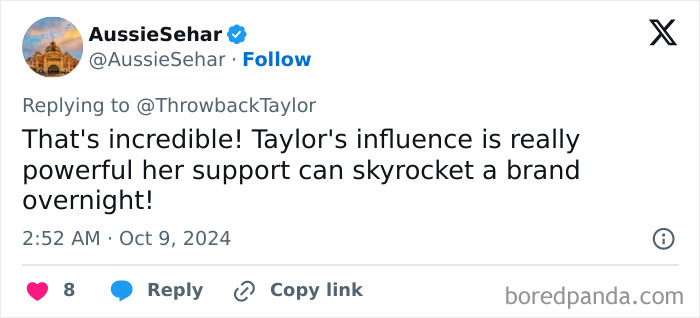 “I Can’t Believe This Is Real”: Business Owner’s Life Changed After Taylor Swift Boosts Her Sales “I Can’t Believe This Is Real”: Business Owner’s Life Changed After Taylor Swift Boosts Her Sales