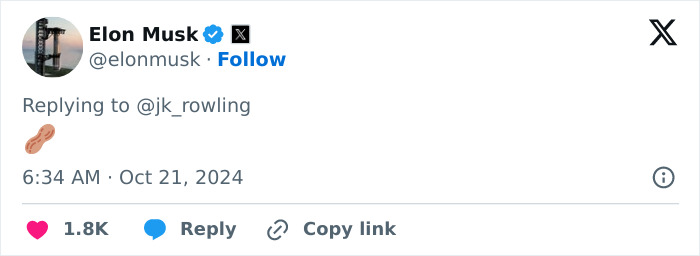 JK Rowling And Elon Musk Mock Scottish Government's List Of 24 Genders, Including &ldquo;Pangender&rdquo;