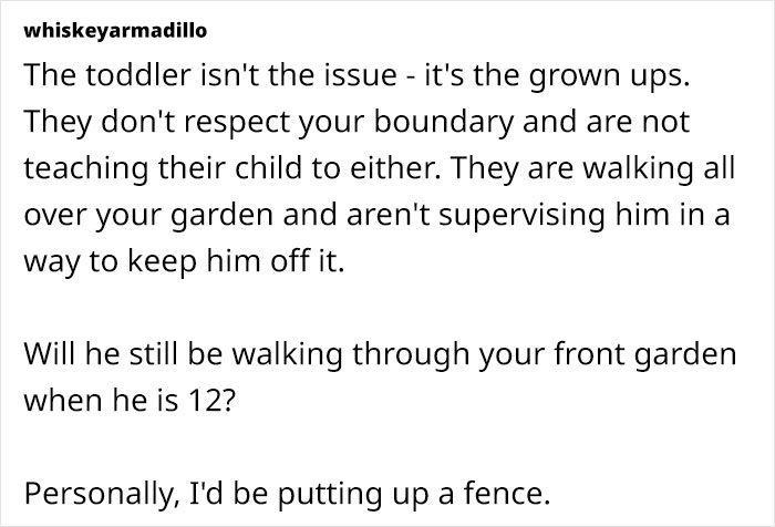 Homeowner Reaches Breaking Point As Neighbor’s Toddler Trashes Her Garden While Mom Stands By Homeowner Reaches Breaking Point As Neighbor’s Toddler Trashes Her Garden While Mom Stands By