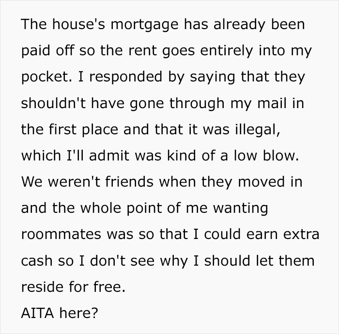 Roommates Confront 18YO After Finding Out She's Their Landlord, They Gripe About Having To Pay Rent