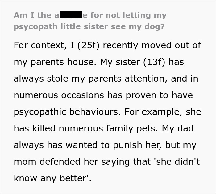 Woman Refuses To Let Her Little Sister Anywhere Near Her Puppy, Has To Call The Police