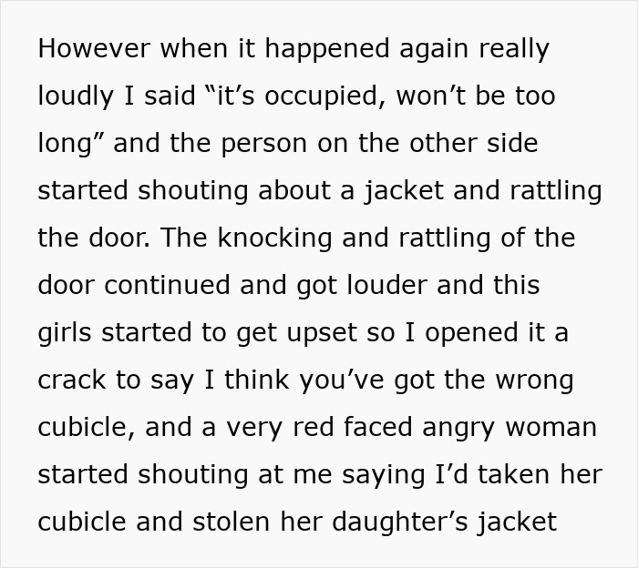 Creepy Lady Tries Entering Changing Room With Mom And Girls, Calls Mom Racist For Stopping Her Creepy Lady Tries Entering Changing Room With Mom And Girls, Calls Mom Racist For Stopping Her