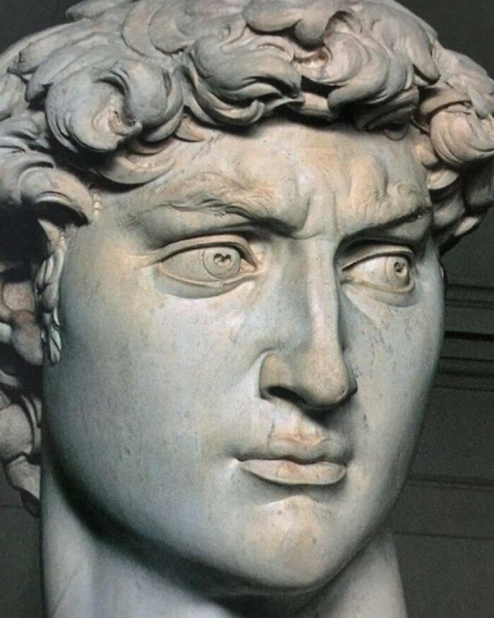 Michelangelo's David Has Heart-Shaped Pupils