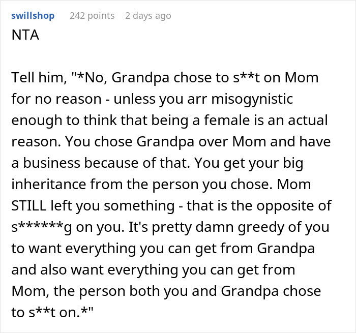 Man Can’t Understand Why He Didn’t Get Equal Inheritance, Gets A Reality Check From Sister Man Can’t Understand Why He Didn’t Get Equal Inheritance, Gets A Reality Check From Sister