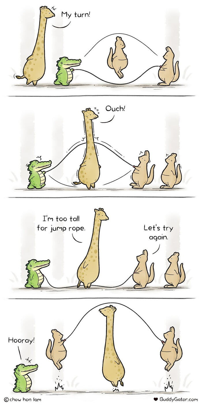 26 Charming Comics About The Fun Adventures Of A Friendly Alligator By Chow Hon Lam (New Pics)