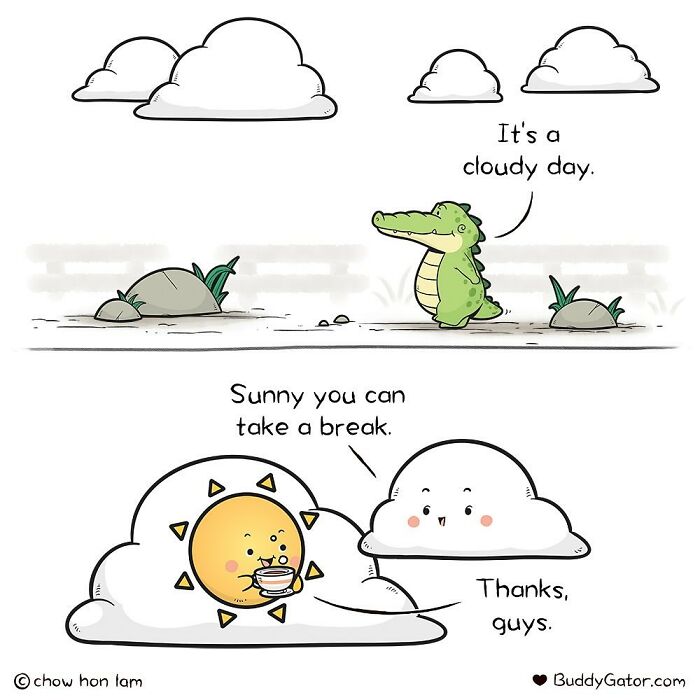 26 Charming Comics About The Fun Adventures Of A Friendly Alligator By Chow Hon Lam (New Pics)