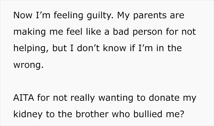 Karma Smacks Brother Who Loved To Bully His Own Sister When He Needs Her Kidney