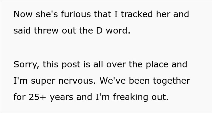 Woman Threatens Divorce After Husband Put Tracker In Her Car, Uncovering Her Lies