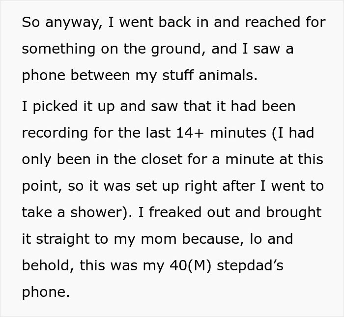 “Not Creepy, It Is Criminal”: Woman Feels Violated After Finding Stepdad’s Phone Recording Her “Not Creepy, It Is Criminal”: Woman Feels Violated After Finding Stepdad’s Phone Recording Her
