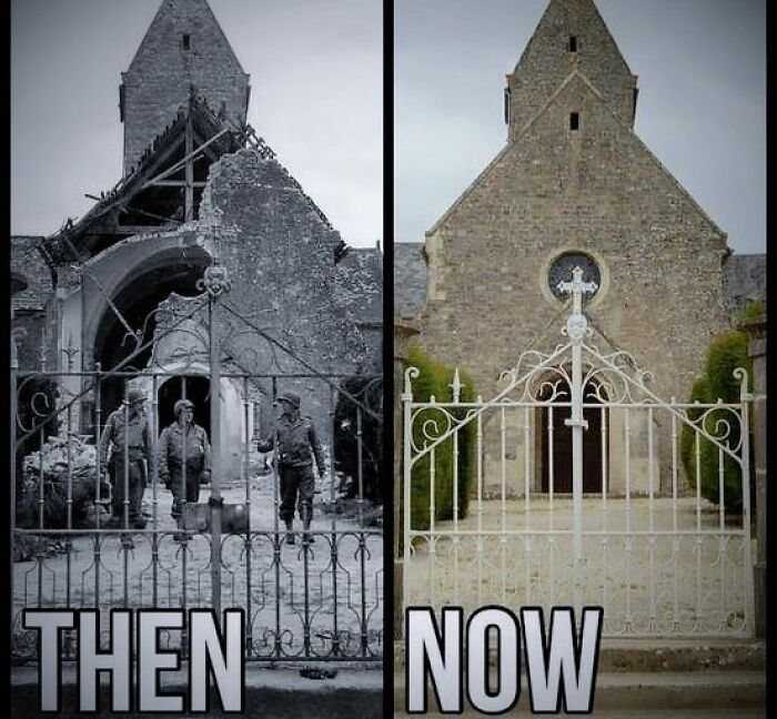 Then And Now! Brevands In The Utah Beach Sector