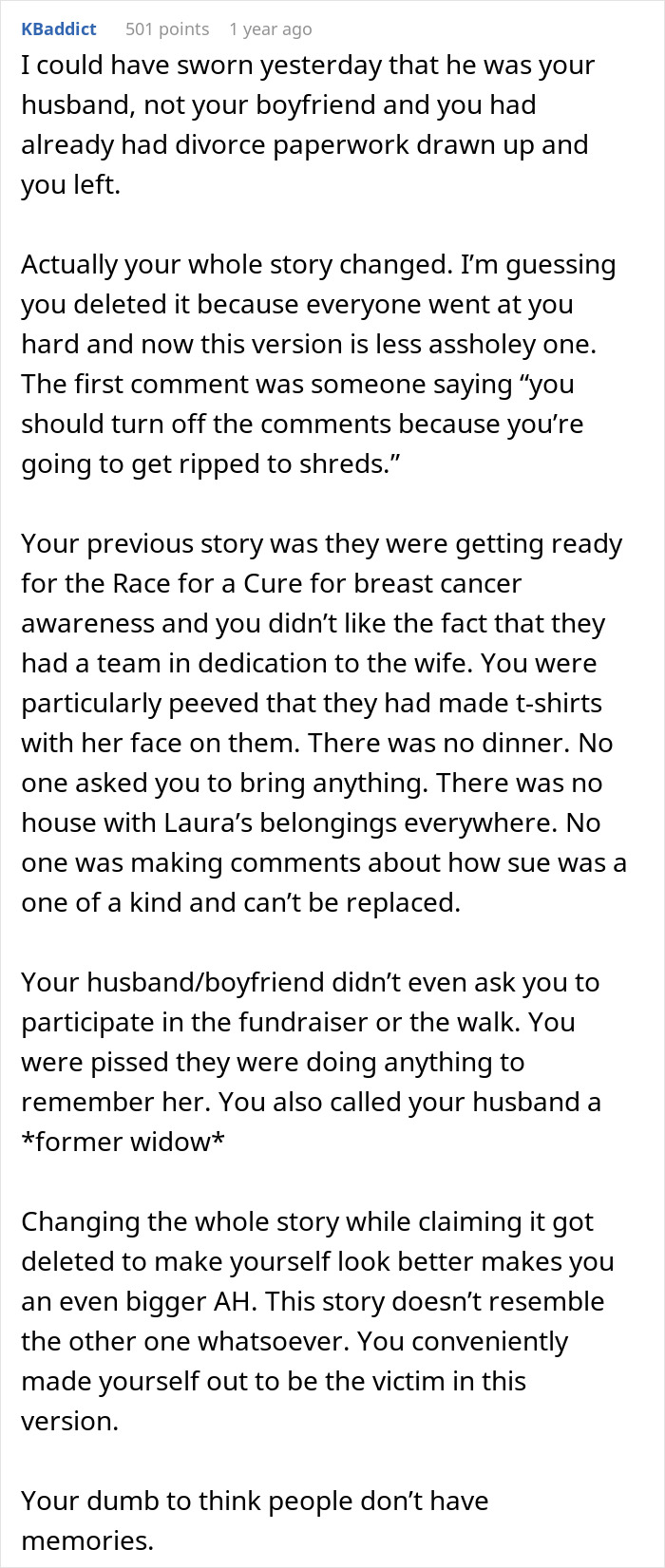 Man Lashes Out At GF For Disrespecting His Late Wife&rsquo;s Birthday Party, Gets Dumped