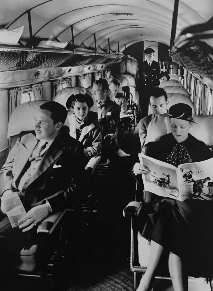 Passengers On Eastern Airlines In 1935