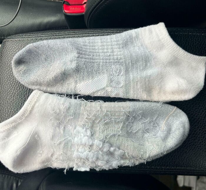 These Socks Have The Logo On The Sole Of Your Foot So That You Feel It With Every Step