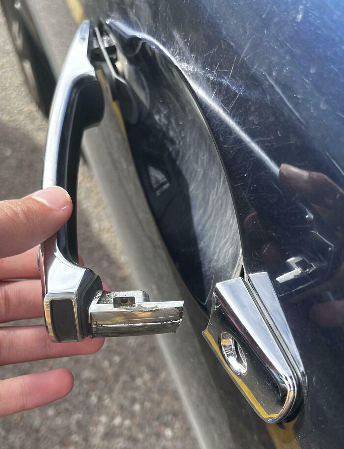 I Tried To Enter My Car, And This Happened