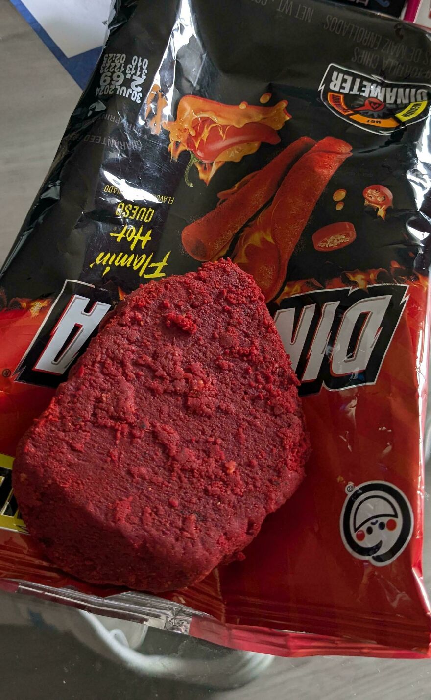 Bought A Bag Of Flaming Hot Snacks And Found This Monster Inside Of The Bag Instead