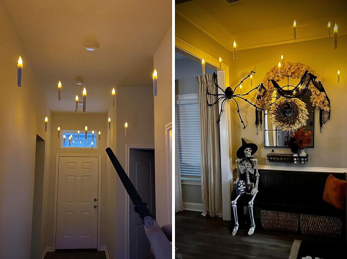  Make Your Home Look Like The Great Hall At Hogwarts With These Brilliant Floating LED Candles With Remote Control 