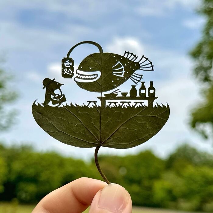 Nature’s Canvas: The Unbe-Leaf-Able Art Of Lito Leaf (New Pics)