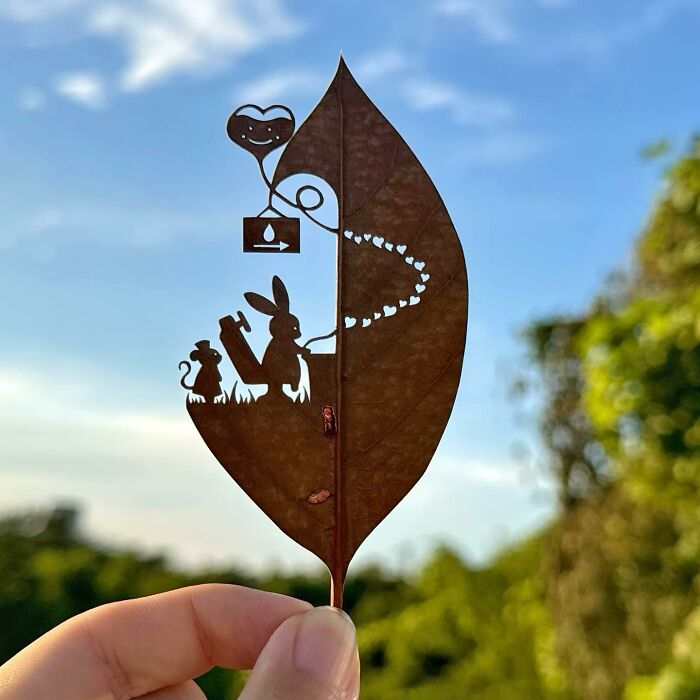 Nature’s Canvas: The Unbe-Leaf-Able Art Of Lito Leaf (New Pics)