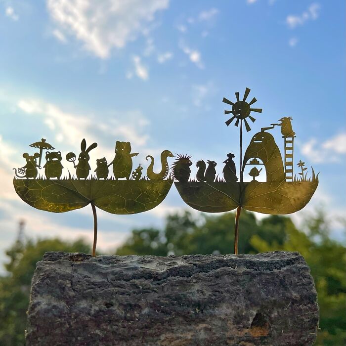 Nature’s Canvas: The Unbe-Leaf-Able Art Of Lito Leaf (New Pics)