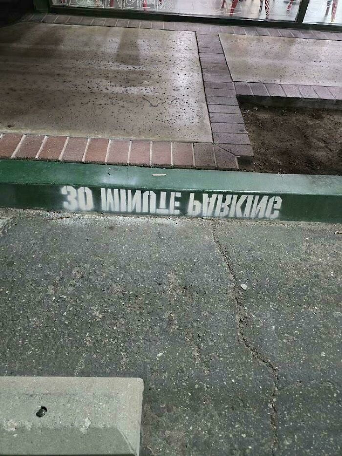 They Laid The Stencil Down And Said Yep That Looks Right