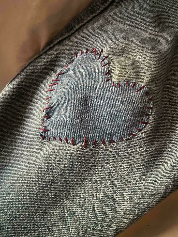 Work Doesn’t Allow Jeans With Tears, So…