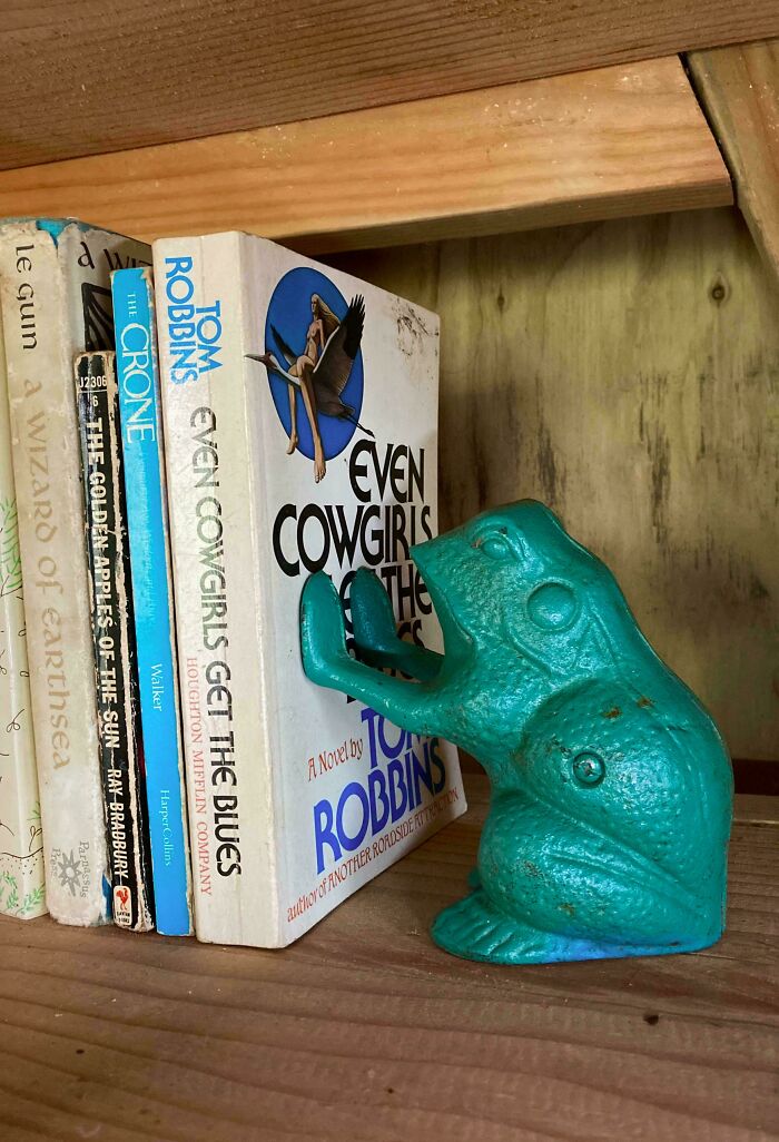 Found This Rad Cast Iron Frog Bookend Today And I'm Totally Smitten With Him!