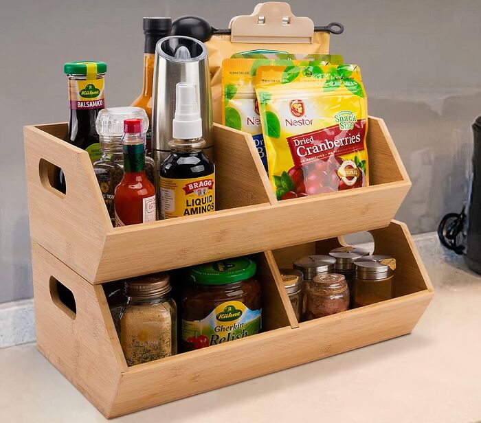 Give Your Kitchen Clutter A Zen Makeover With This Eco-Chic Bamboo Storage Bin 
