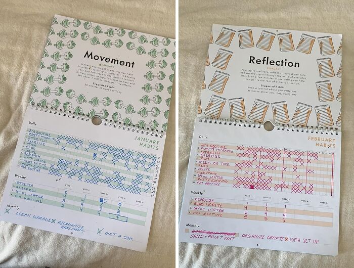 Become The Architect Of Your Own Success, One Checkmark At A Time, With This Motivating Habit Tracker Calendar 