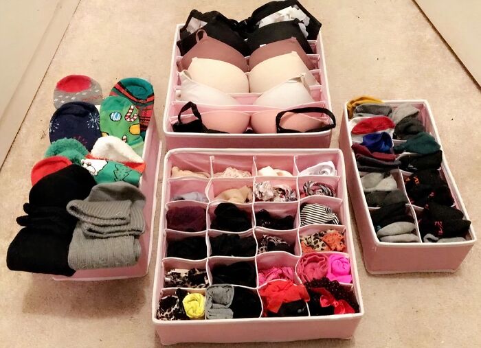 Tame Your Undie Jungle And Find Your Favorite Pair In Seconds With This Game-Changing Closet Underwear Organizer Drawer Divider 