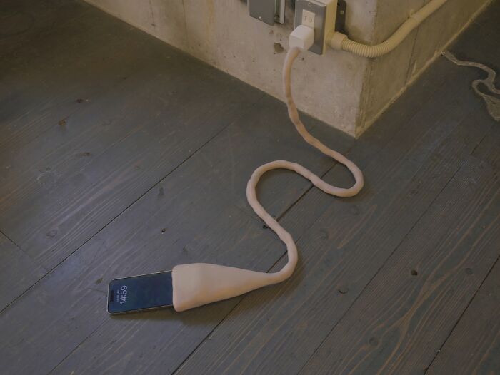 Nurture Your iPhone Back To Full Battery With This Disturbingly Organic Umbilical Cable For iPhone 