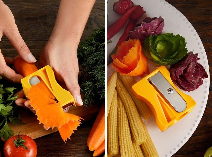 Your Kitchen Drawers Are About To Get A Whole Lot More Interesting. This Pencil Sharpener Peeler Is The Unexpected And Delightful Tool That Will Make You Smile Every Time You Use It