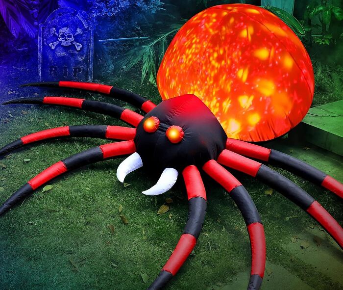 Your House Has An Itsy Bitsy Problem... And It's A Giant Inflatable Spider