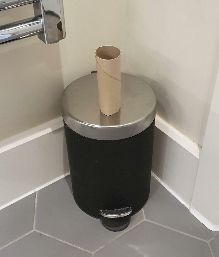 Where My Partner Thinks Empty Rolls Go
