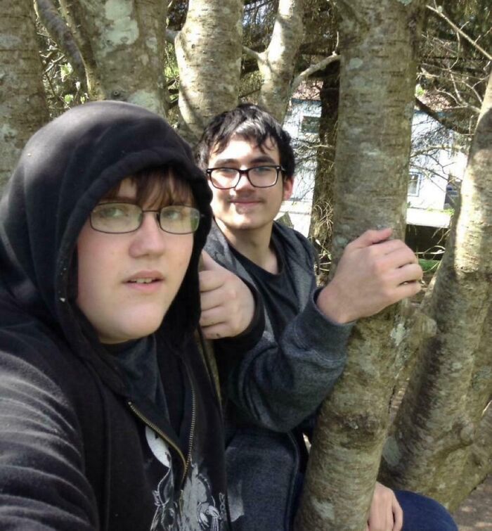 Hiya Here’s Me And My Partner When I Was 16 And He Was 14
