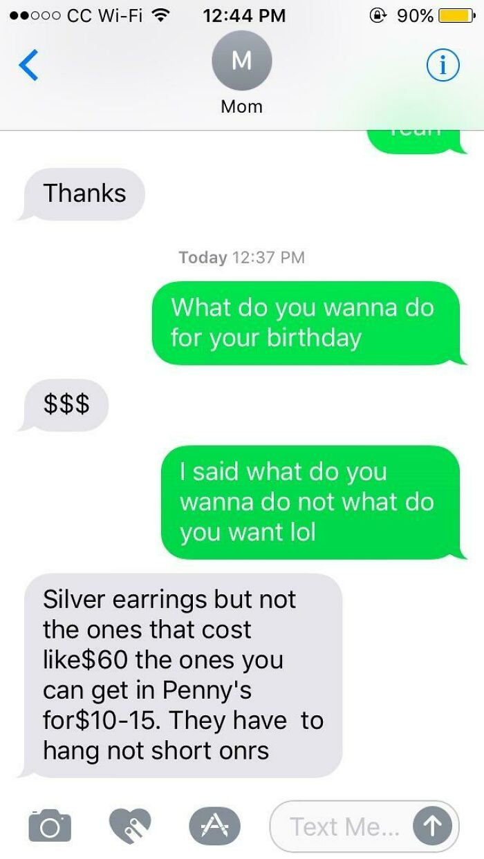 My Mom Has Some Trouble Reading