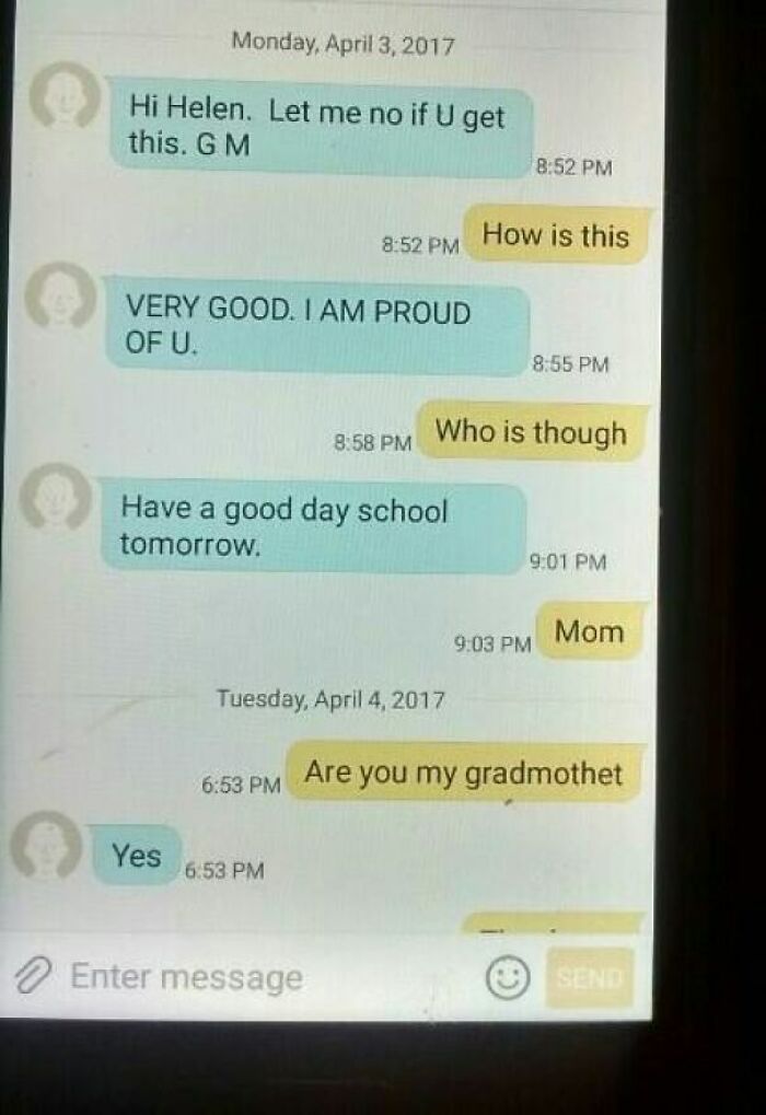 When 10 Year Olds And Grandmas Text Each Other