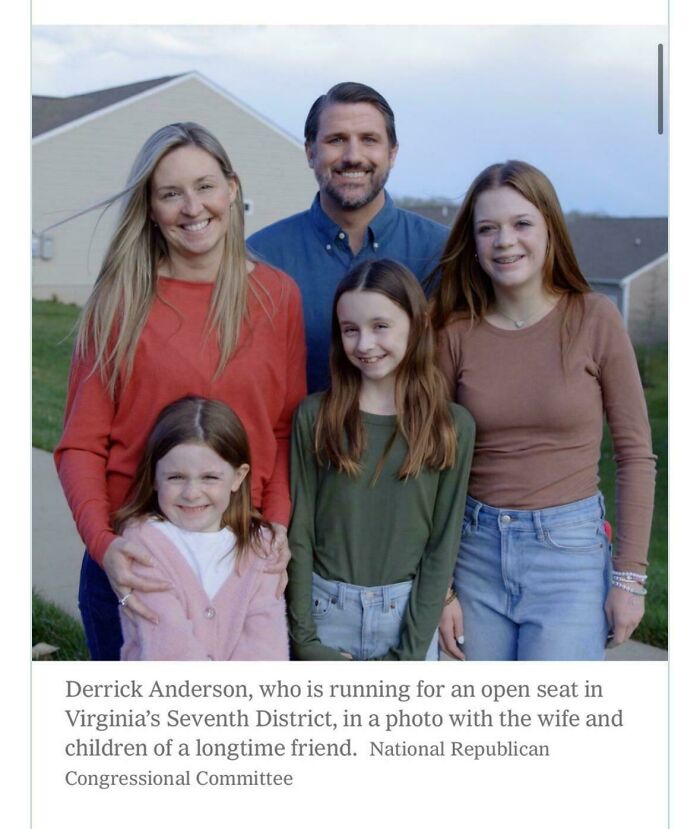 He Borrowed A Family For His Campaign Picture